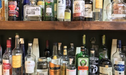 Liquor On Shelf