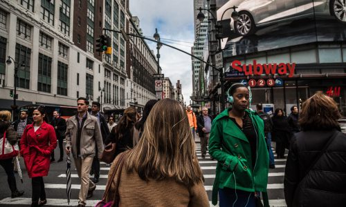 new york city pedestrians